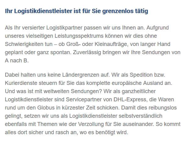 Logistikpartner